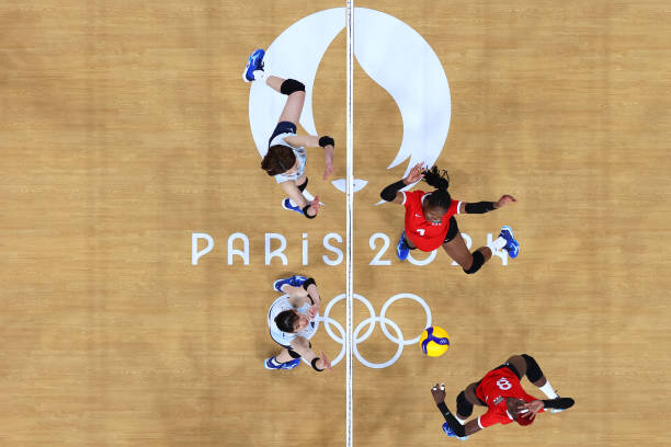 室内与沙滩排球场地尺寸对比