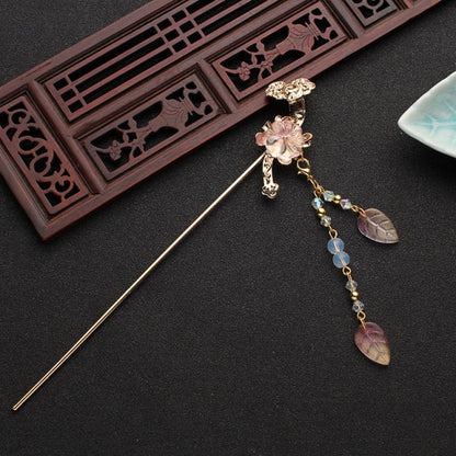 XPZTM 1PC Classical Tassel Hairpin Chinese Headdress Hanfu Hair Sticks Jewelry Ornaments Chinese Ancient Style Hair Accessories ханьфу